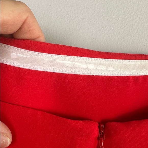 Amanda Uprichard Revolve Ivy Gown in Crimson Medium Strapless Dress Formal Dance - Picture 13 of 16